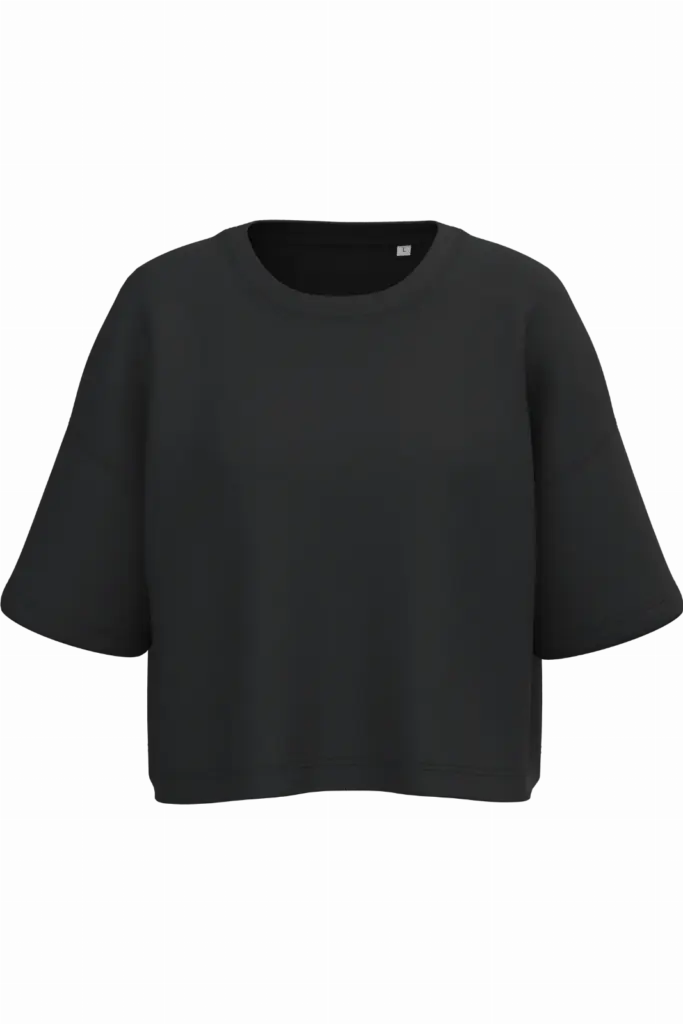 Custom PA394 Women's Cropped Short Sleeve Cotton XS-XXL — product photo 7