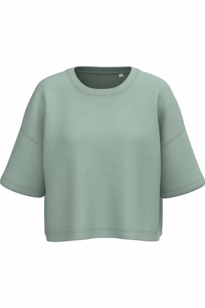 Custom PA394 Women's Cropped Short Sleeve Cotton XS-XXL — product photo 9
