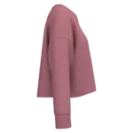 Cropped damessweater met ronde hals, antique rose — productfoto 5