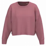 Cropped damessweater met ronde hals, antique rose — productfoto 6