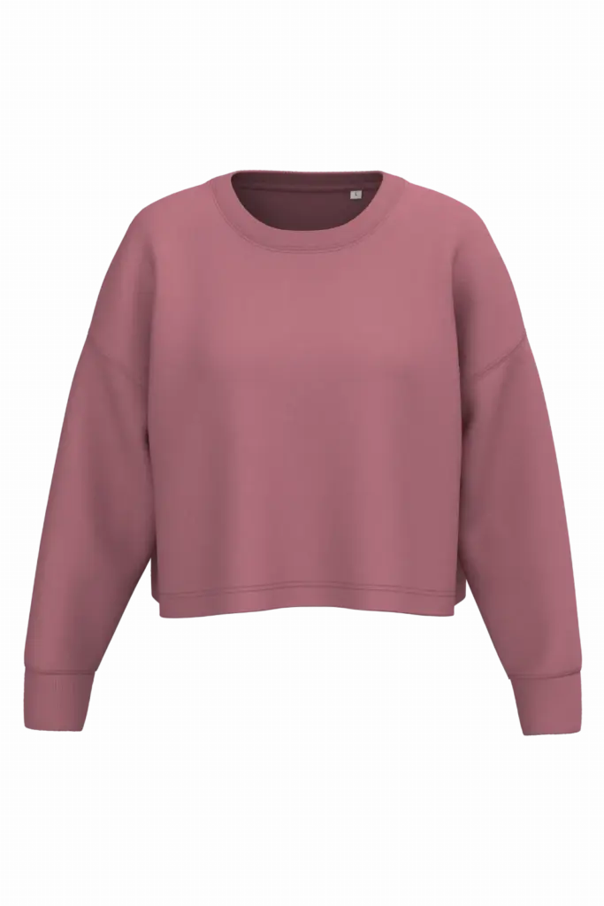 Custom Cropped Sweatshirt PA395 Women's Cotton XXS-XXL — product photo 6