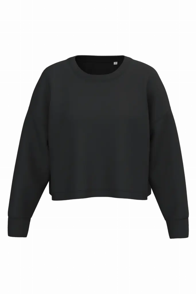 Custom Cropped Sweatshirt PA395 Women's Cotton XXS-XXL — product photo 7