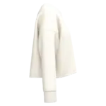 Cropped damessweater met ronde hals, coconut milk — productfoto 7
