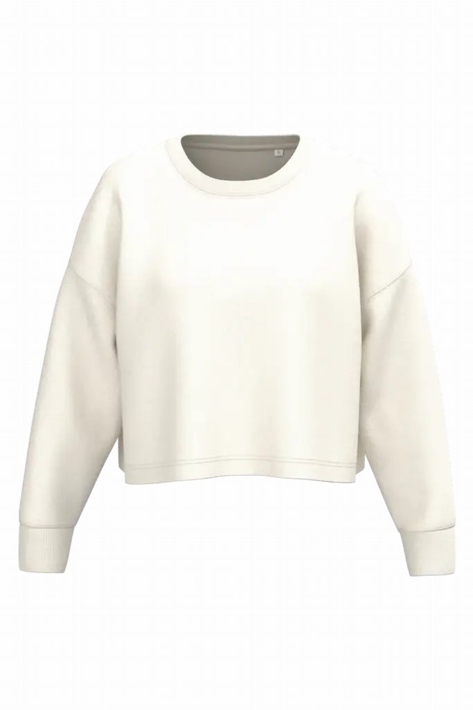 Custom Cropped Sweatshirt PA395 Women's Cotton XXS-XXL — product photo 8