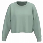 Custom Cropped Sweatshirt PA395 Women's Cotton XXS-XXL — product photo 9