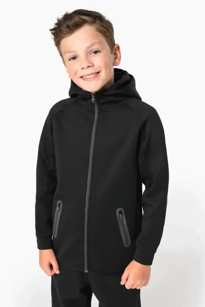 Performance jasje met capuchon voor kinderen — productfoto 2