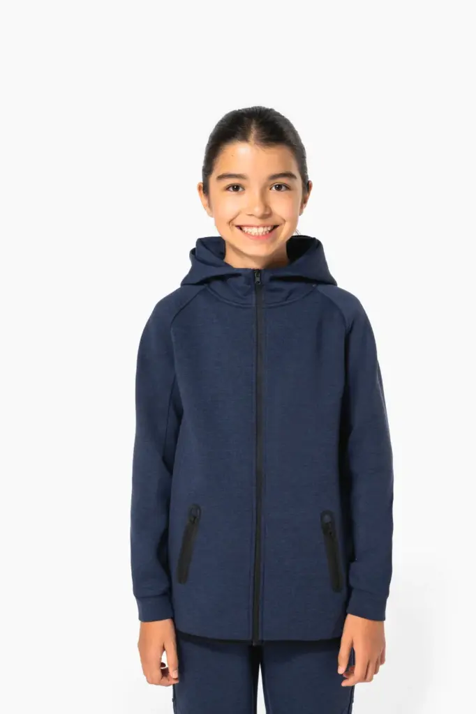Performance jasje met capuchon voor kinderen — productfoto 4