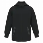 Performance jasje met capuchon voor kinderen, black — productfoto 6