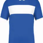Unisex multisport sport-T-shirt met korte mouwen, sporty royal blue / white — productfoto 9