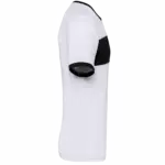 PS_PA4000-S_WHITE-BLACK - Hidalgo Unisex multisport sport-T-shirt met korte mouwen, white / black — productfoto 9