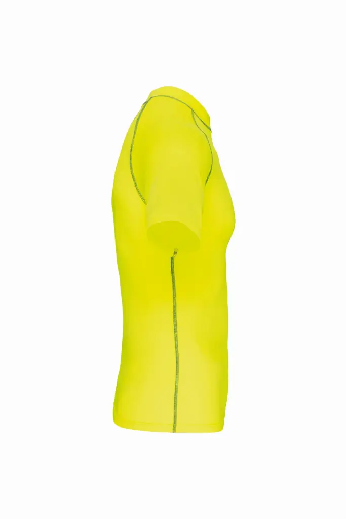 PS_PA4007-S_FLUORESCENTYELLOW - Hidalgo Functioneel T-shirt met korte mouwen en anti-UV-bescherming, fluorescent yellow — productfoto 6