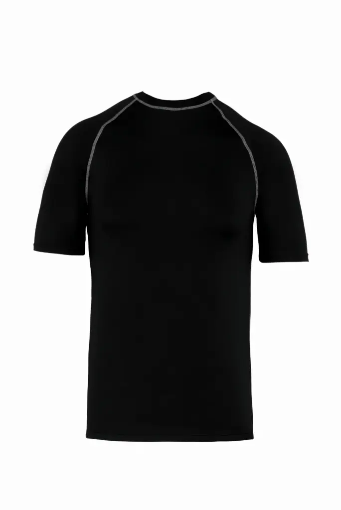 Functioneel kids-T-shirt met korte mouwen en anti-UV-bescherming, black — productfoto 7