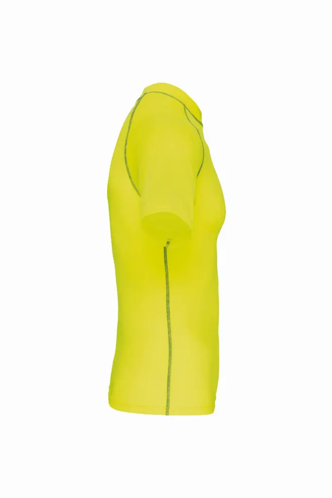 PS_PA4008-S_FLUORESCENTYELLOW - Hidalgo Functioneel kids-T-shirt met korte mouwen en anti-UV-bescherming, fluorescent yellow — productfoto 7