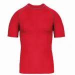 Functioneel kids-T-shirt met korte mouwen en anti-UV-bescherming, sporty red — productfoto 10