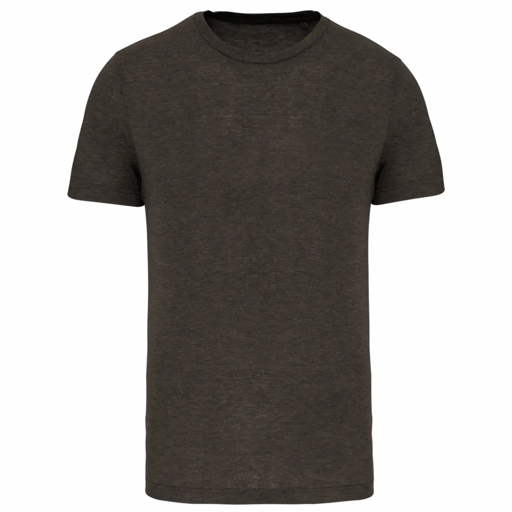 T-shirt triblend sport, dark khaki heather — productfoto 9