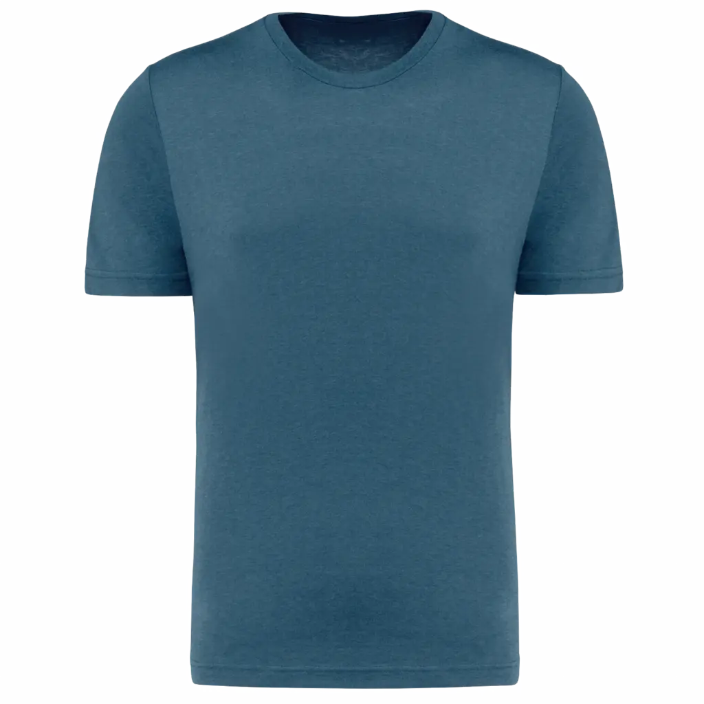 T-shirt triblend sport, duck blue heather — productfoto 10