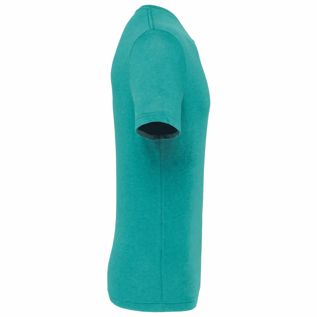 PS_PA4011-S_TURQUOISEBLUEHEATHER - Hidalgo T-shirt triblend sport, turquoise blue heather — productfoto 15