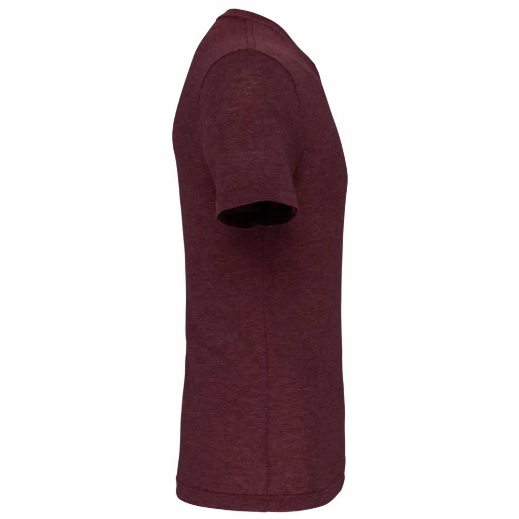 PS_PA4011-S_WINEHEATHER - Hidalgo T-shirt triblend sport, wine heather — productfoto 17