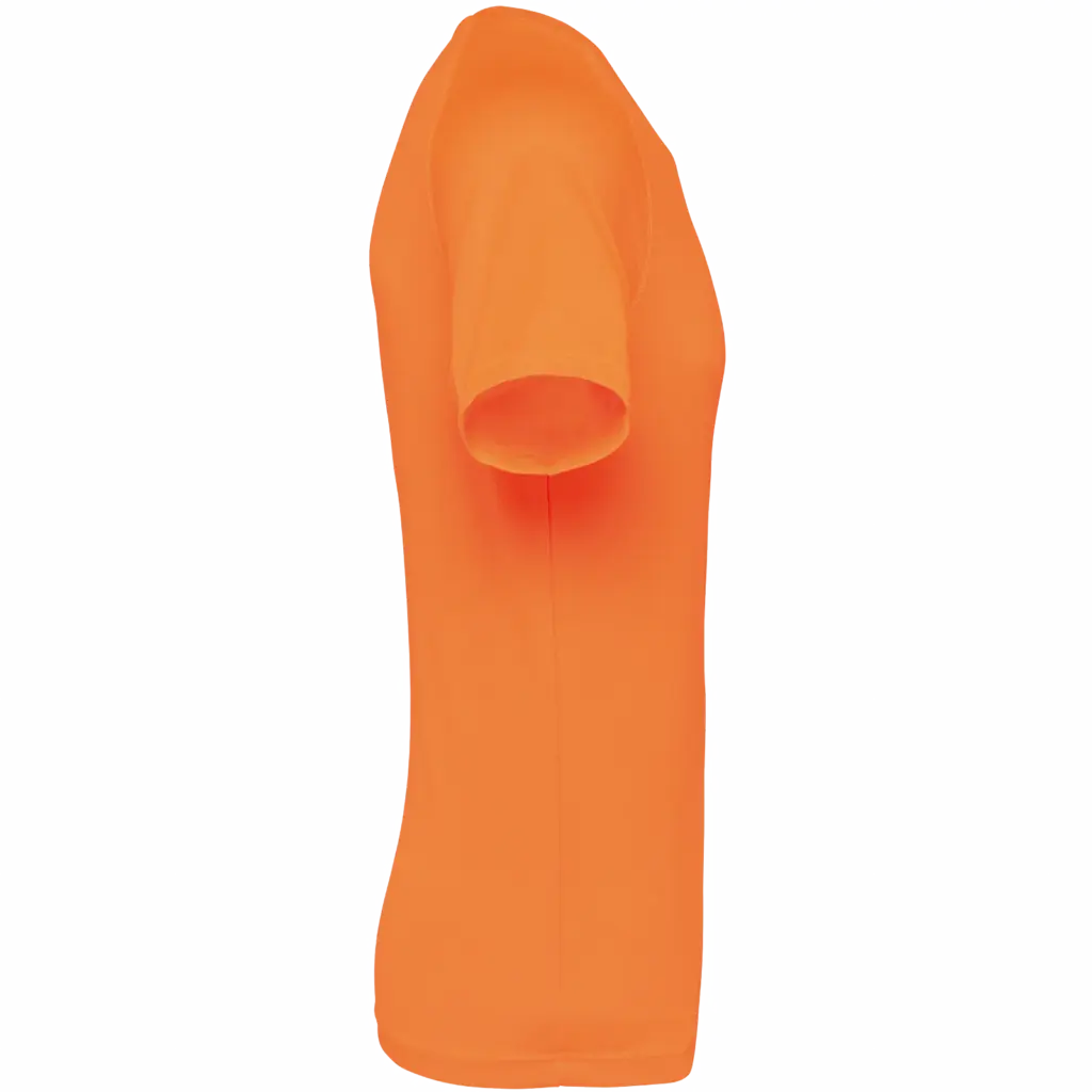 PS_PA4012-S_FLUORESCENTORANGE - Hidalgo Gerecycled herensport-T-shirt met ronde hals, fluorescent orange — productfoto 9