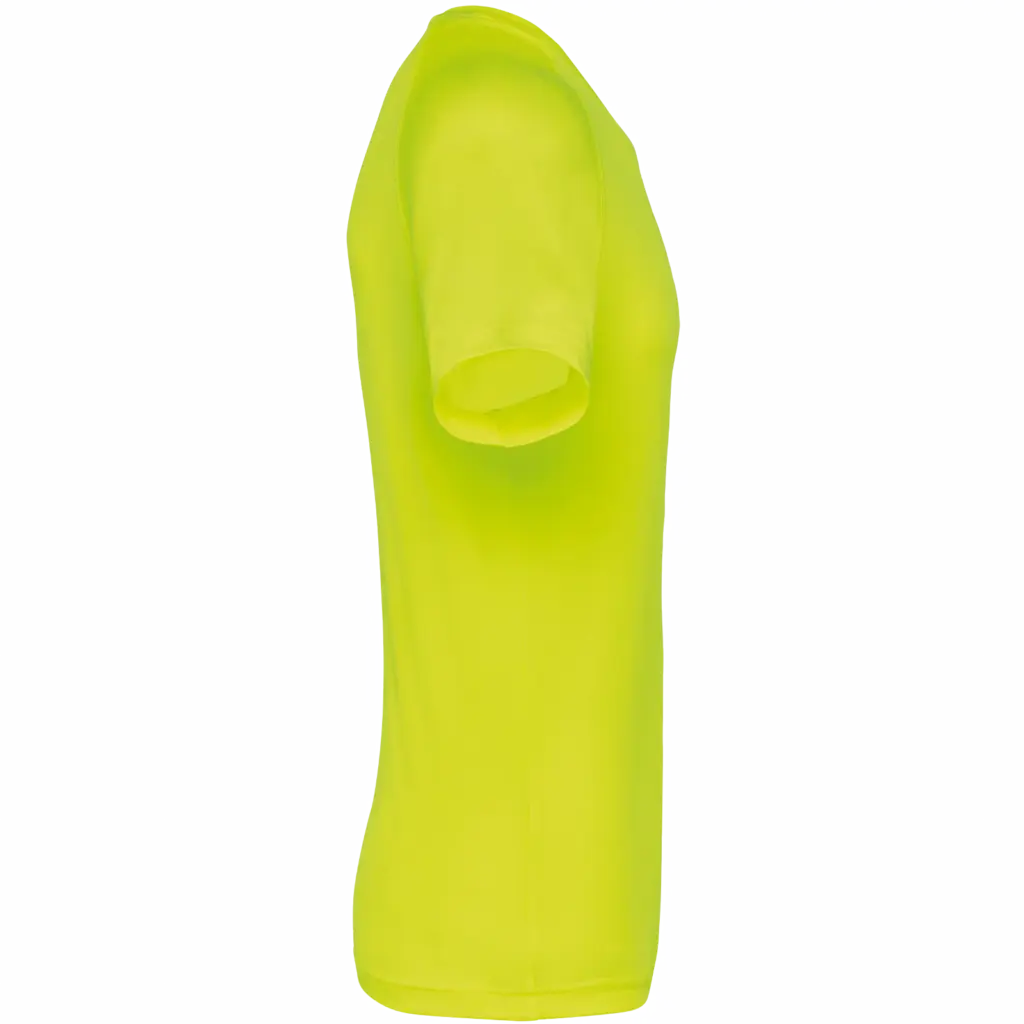 PS_PA4012-S_FLUORESCENTYELLOW - Hidalgo Gerecycled herensport-T-shirt met ronde hals, fluorescent yellow — productfoto 10