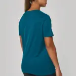 Gerecycled damessport-T-shirt met ronde hals — productfoto 2