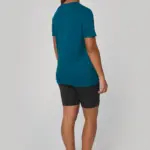 Gerecycled damessport-T-shirt met ronde hals — productfoto 4