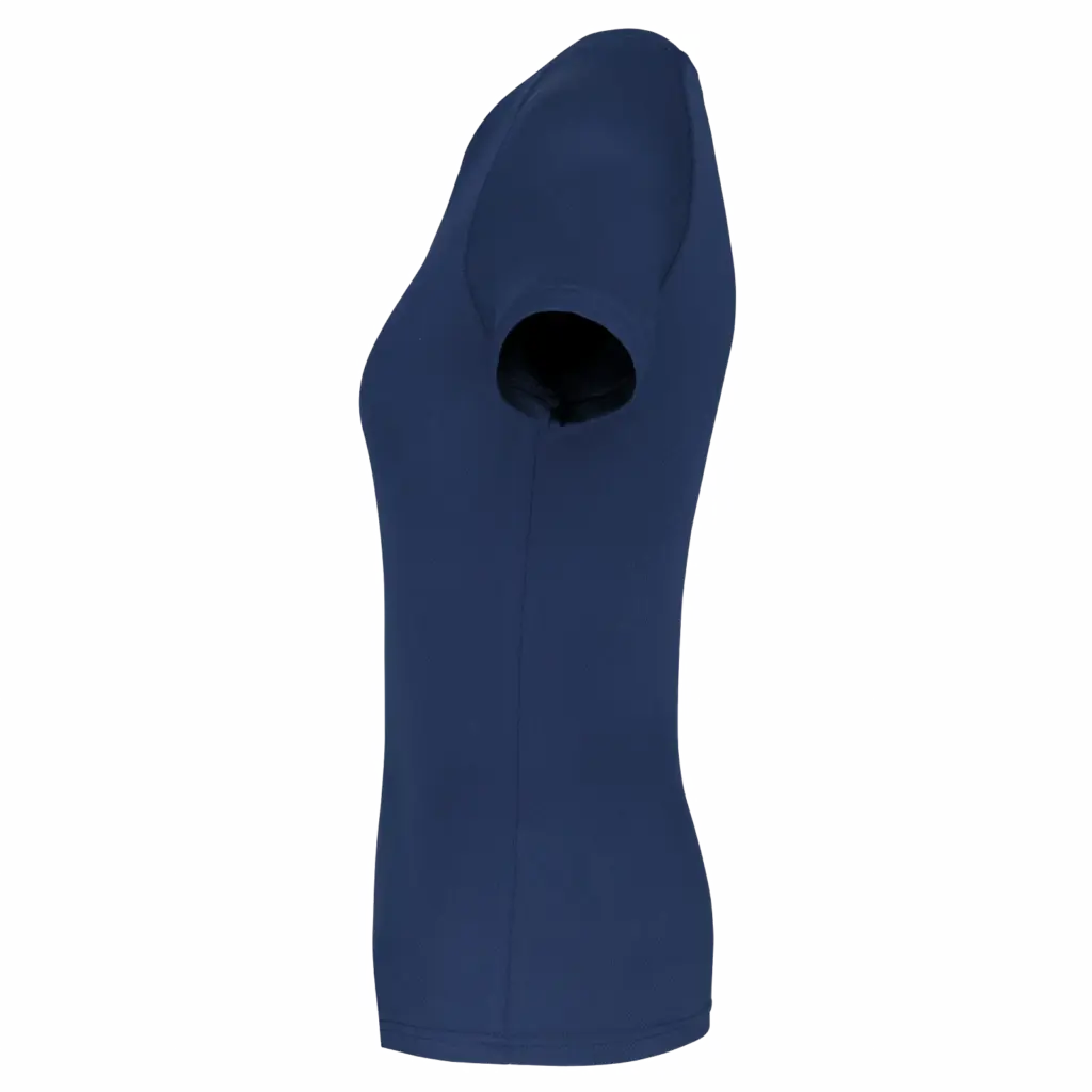 PS_PA4013-S_SPORTYNAVY - Hidalgo Gerecycled damessport-T-shirt met ronde hals, sporty navy — productfoto 16