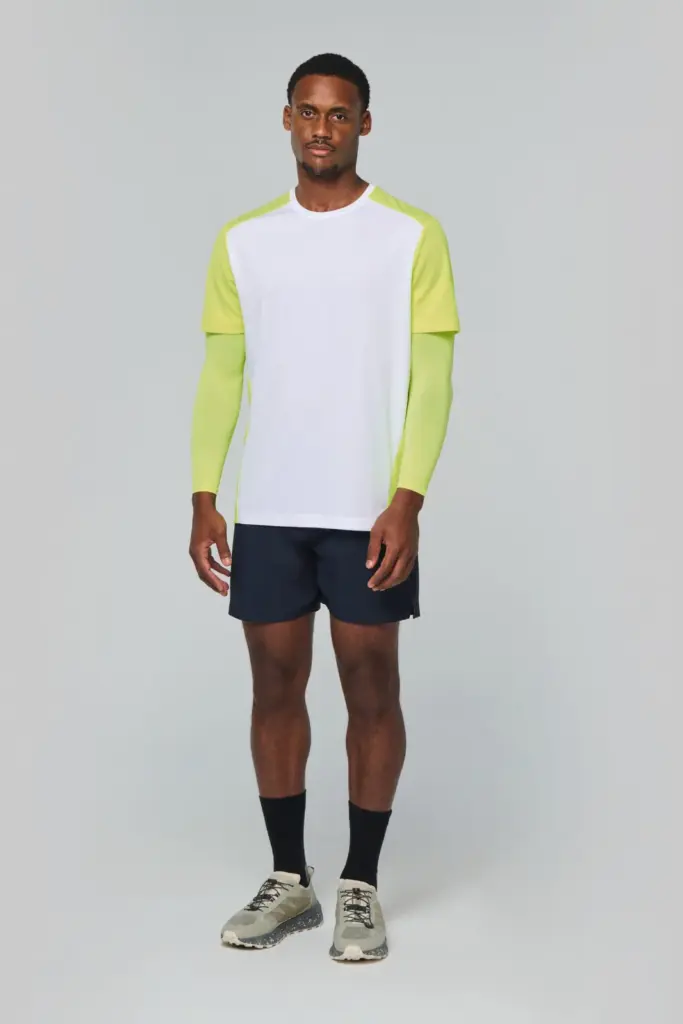 Ecologisch sport-T-shirt in twee kleuren voor heren — productfoto 2