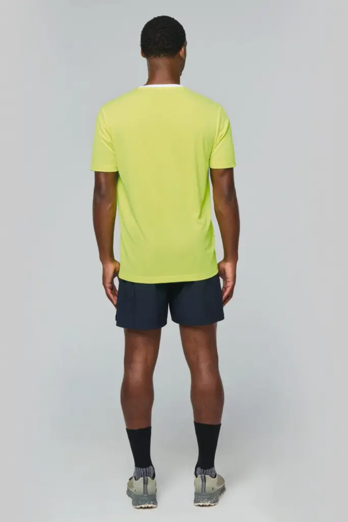 Ecologisch sport-T-shirt in twee kleuren voor heren — productfoto 3