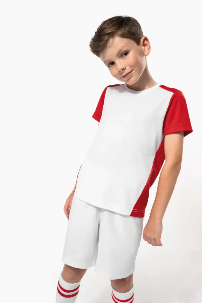 Ecologisch sport-T-shirt in twee kleuren voor kinderen