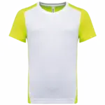 Sport-T-Shirt PA4016 bedrucken Recycelt Zweifarbig 4-14 J — Produktfoto 8