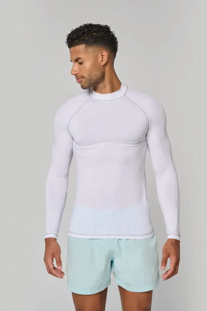 Functioneel heren-T-shirt met lange mouwen en anti-UV-bescherming — productfoto 3