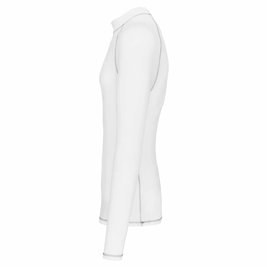 Functioneel heren-T-shirt met lange mouwen en anti-UV-bescherming, white — productfoto 6