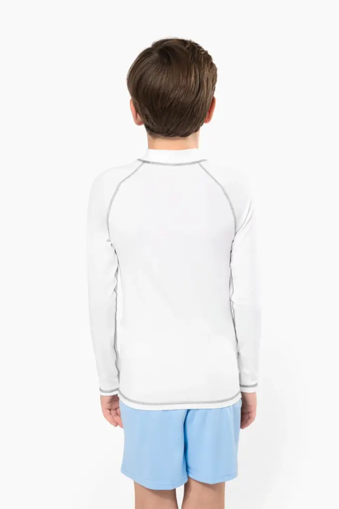 PA4018-6_2025 - Hidalgo Technisch kinder-T-shirt met lange mouwen en anti-UV-bescherming — productfoto 2