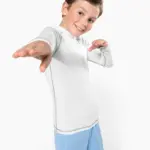 Technisch kinder-T-shirt met lange mouwen en anti-UV-bescherming — productfoto 3