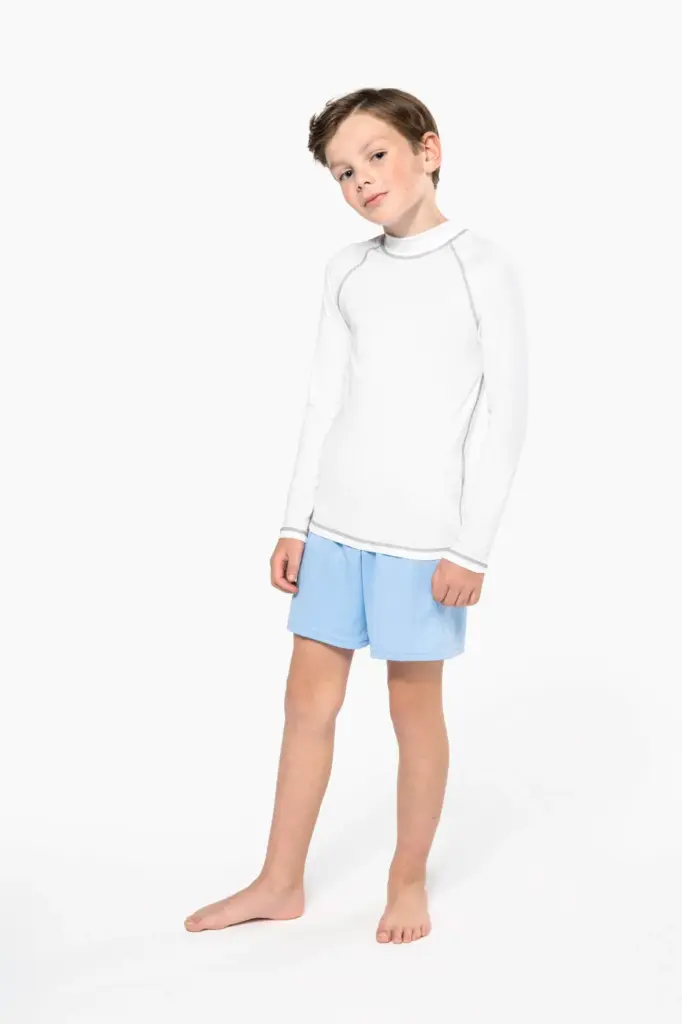 PA4018-2_2025 - Hidalgo Technisch kinder-T-shirt met lange mouwen en anti-UV-bescherming — productfoto 4