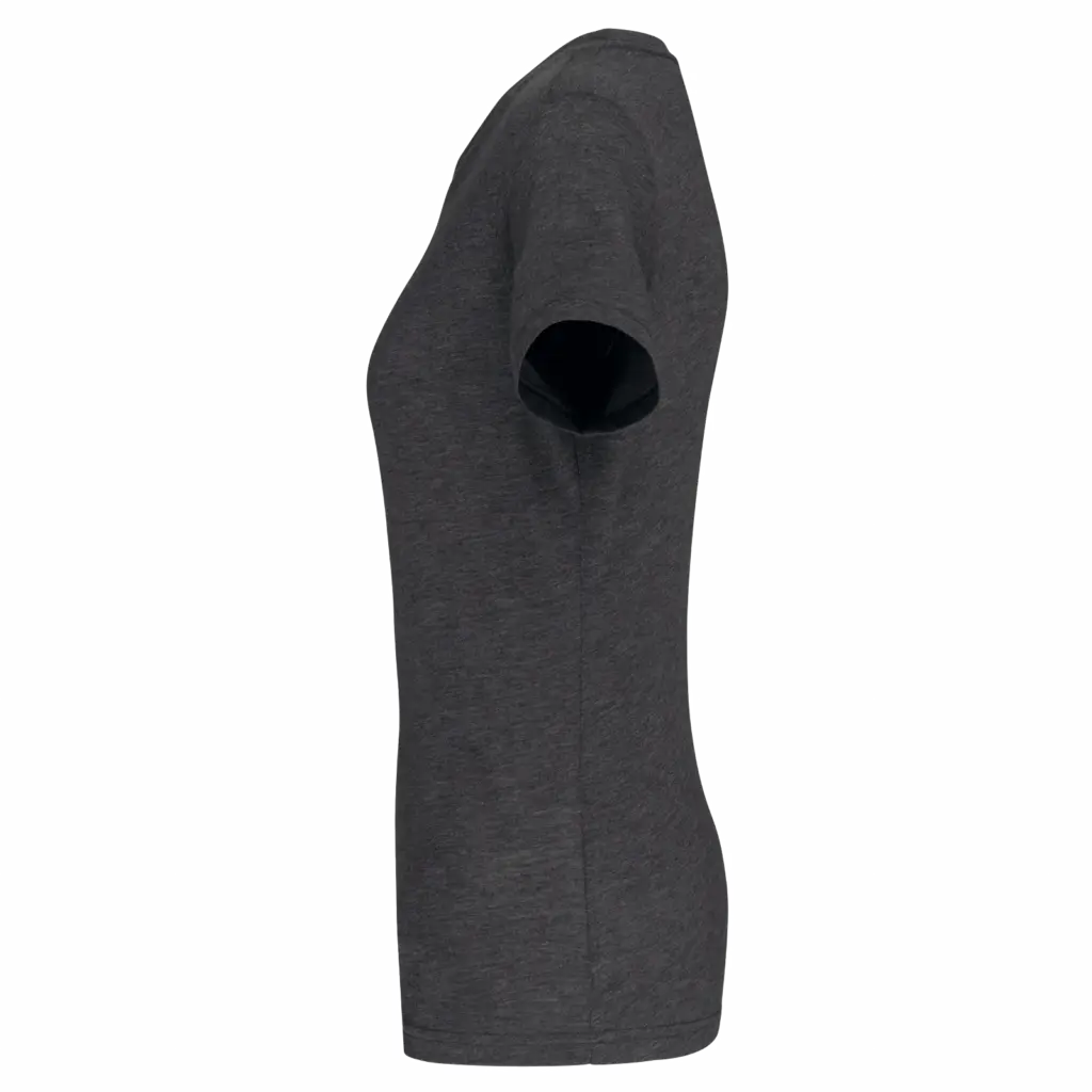 PS_PA4021-S_DARKGREYHEATHER - Hidalgo Damessport-T-shirt triblend met ronde hals, dark grey heather — productfoto 7