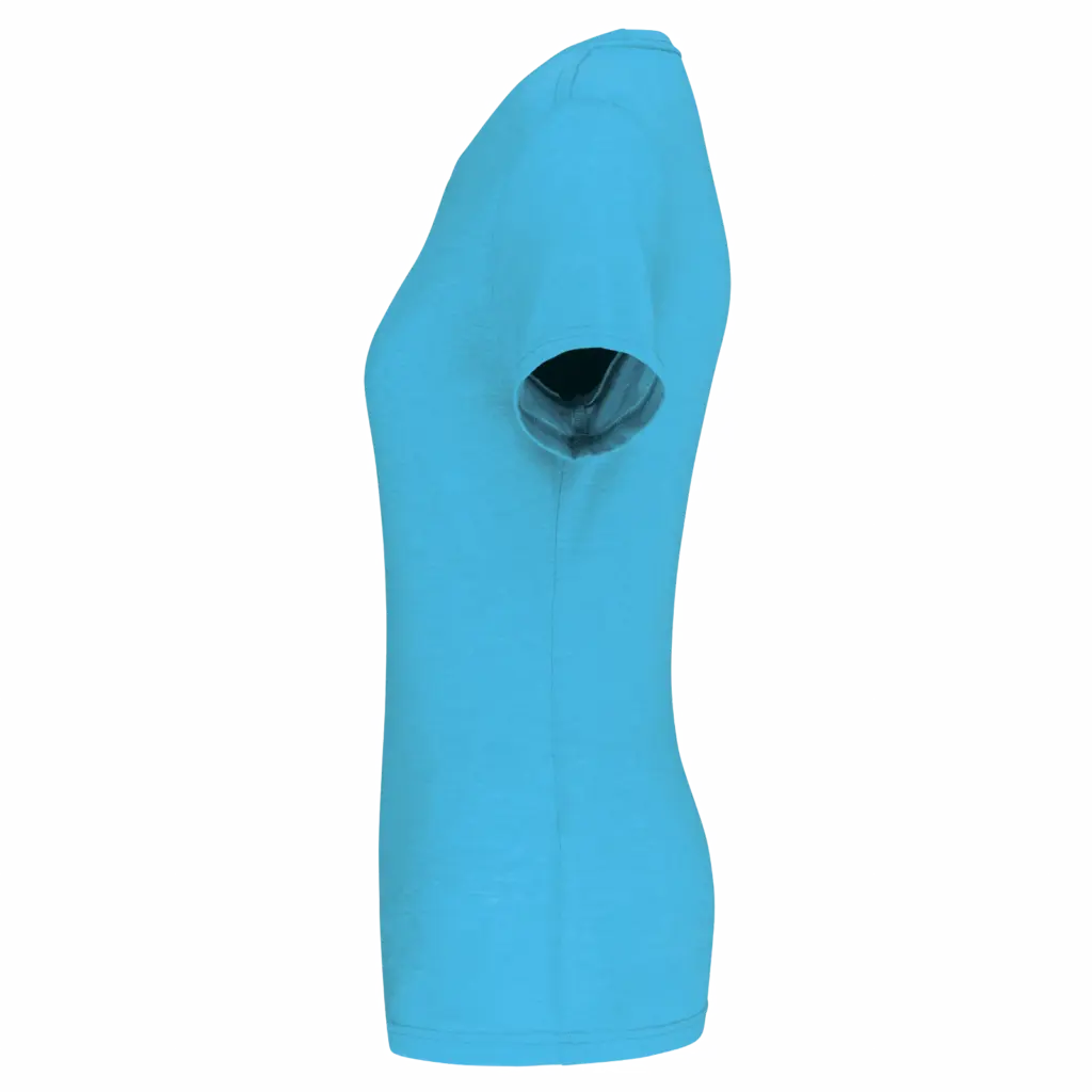 PS_PA4021-S_LIGHTTURQUOISE - Hidalgo Damessport-T-shirt triblend met ronde hals, light turquoise — productfoto 12