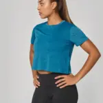 Triblend dames croptop — productfoto 3