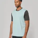 Unisex multisport T-shirt met korte mouwen in twee kleuren — productfoto 2