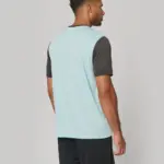 Unisex multisport T-shirt met korte mouwen in twee kleuren — productfoto 3