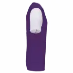 PS_PA4023-S_SPORTYPURPLE-WHITE - Hidalgo Unisex multisport T-shirt met korte mouwen in twee kleuren, sporty purple / white — productfoto 21