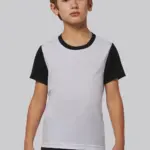 PA4024_2021 - Hidalgo Multisport T-shirt met korte mouwen in twee kleuren voor kinderen