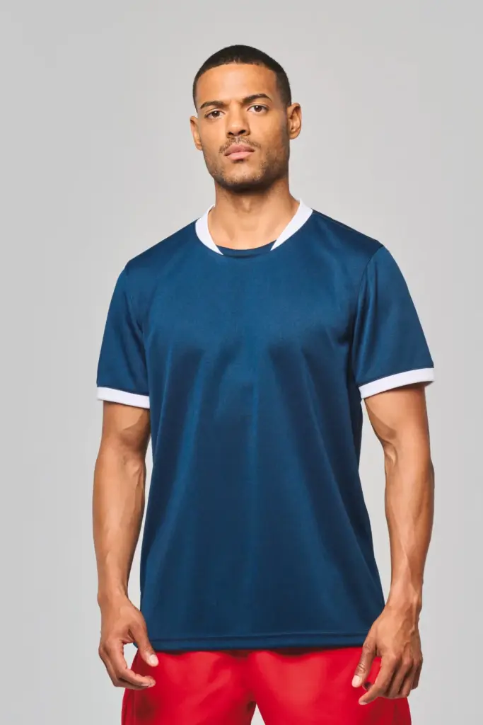 Rugbyshirt met korte mouwen uniseks