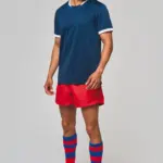 Rugbyshirt met korte mouwen uniseks — productfoto 3