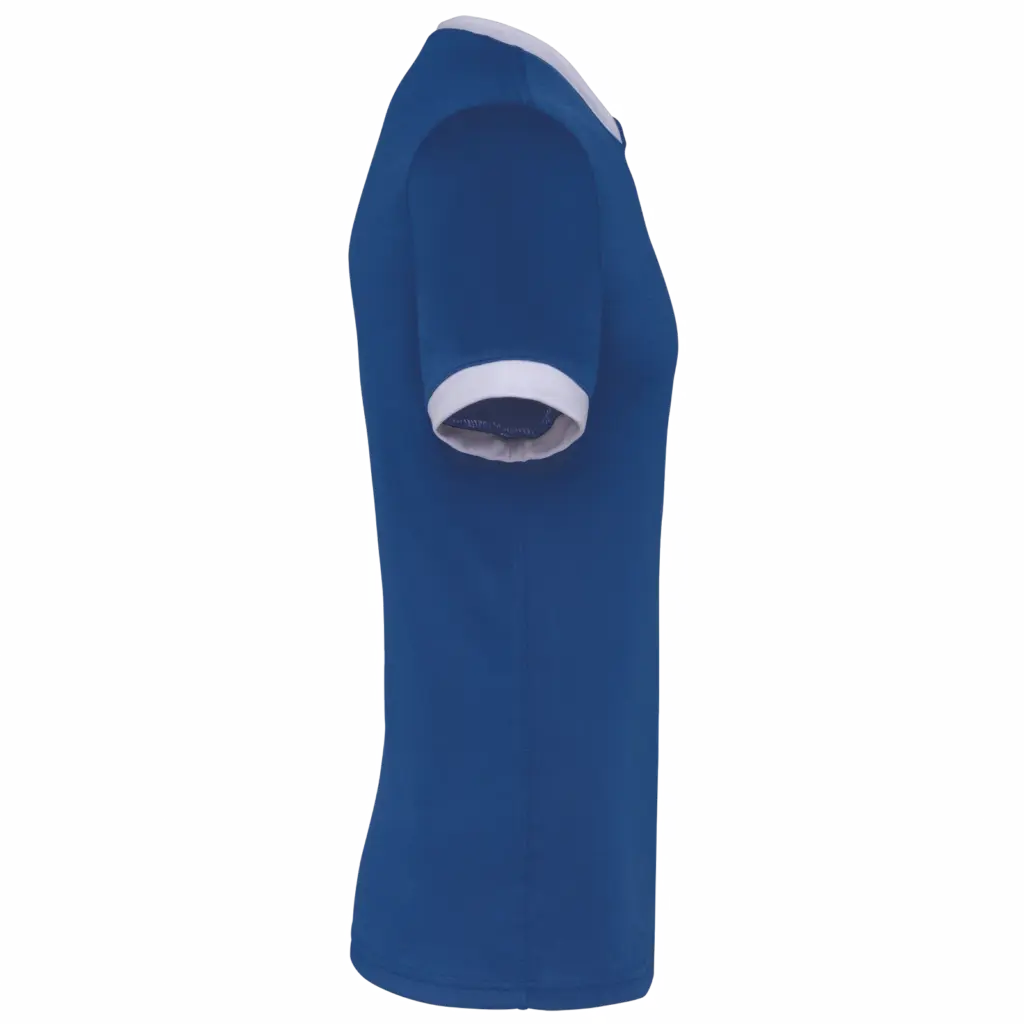 Rugbyshirt met korte mouwen uniseks, dark royal blue — productfoto 5