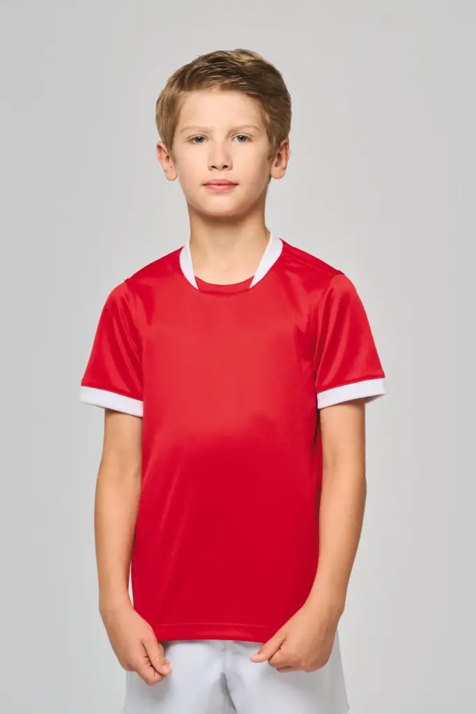 Kinder rugbyshirt met korte mouwen