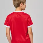 Kinder rugbyshirt met korte mouwen — productfoto 2