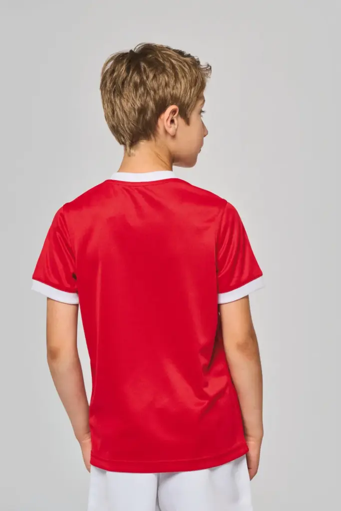 Kinder rugbyshirt met korte mouwen — productfoto 2