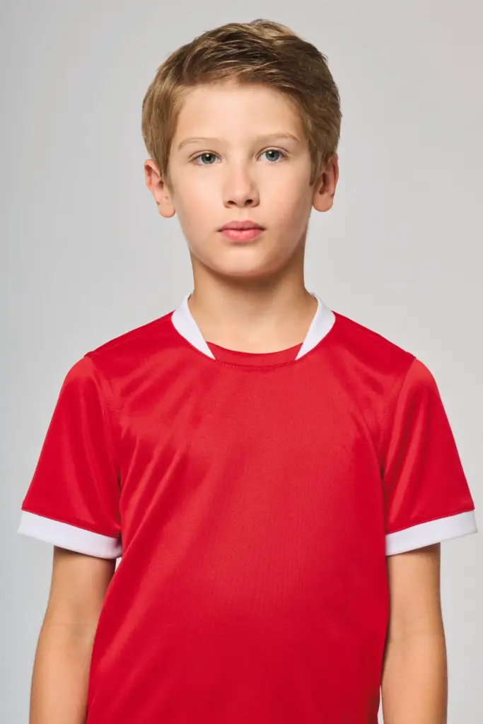 Kinder rugbyshirt met korte mouwen — productfoto 3